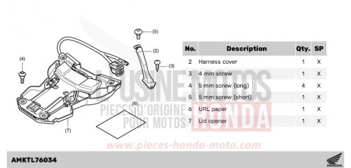 KIT,TOP BOX OPENER (SMART) NSS750R de 2024